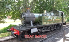 PHOTO  GREAT WESTERN SMALL PRAIRIE 2-6-2T 4555 AT PAIGNTON QUEEN PARK STATION ON