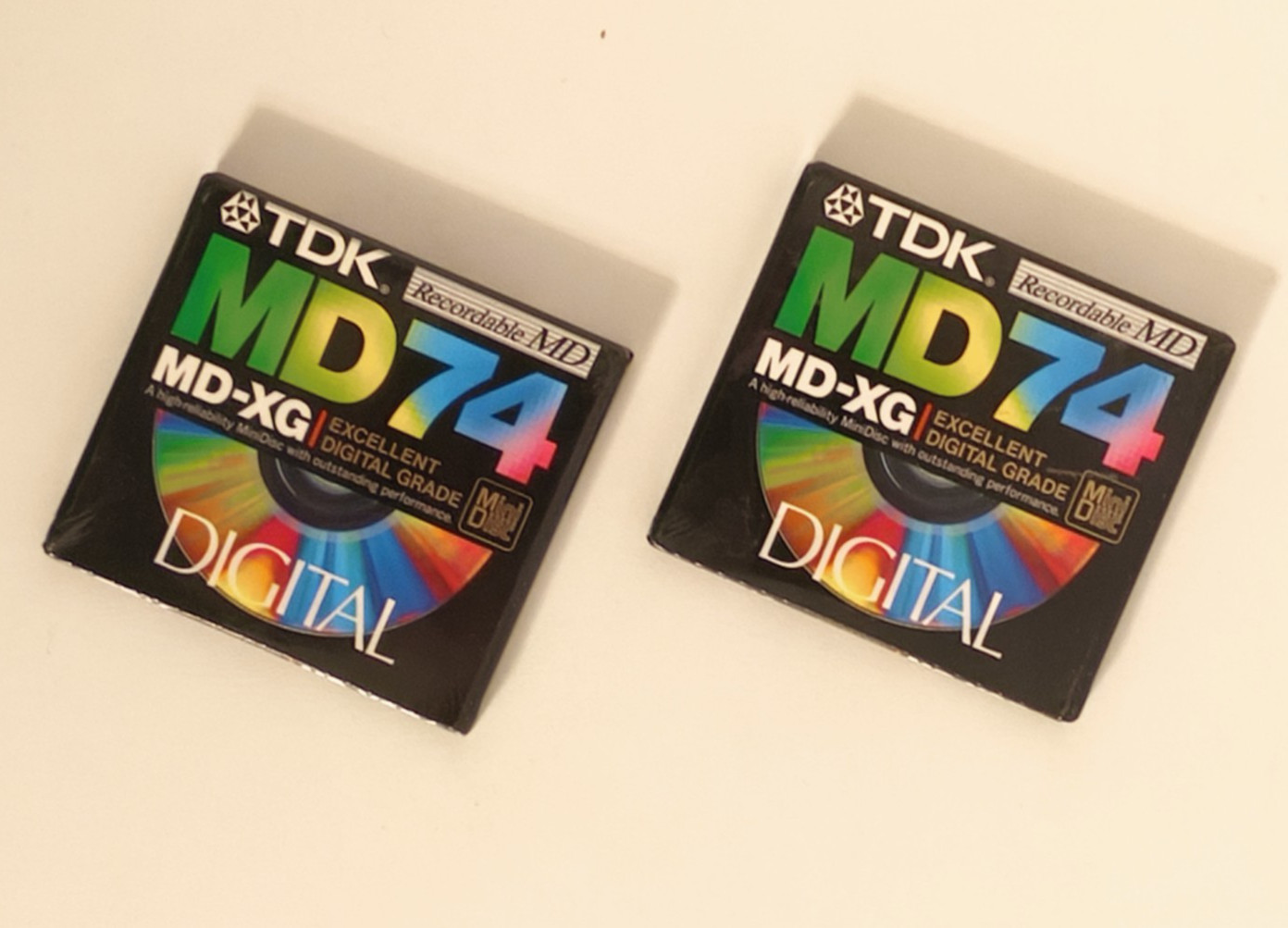 TDK MD 74 • MD-XG MiniDisc DIGITAL Recordable • NEU Mini Disc - 2 Stück ✔️
