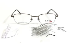 OnGuard Eyeglasses Frames OG140 BRWN 3110 Brown Rectangle Side Shields 51-19-140
