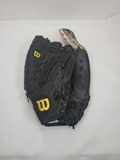 Wilson A750 XL 12 1/2 Baseball Glove RHT Right Handed BLACK New With Tag