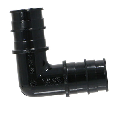 100 Pack XFITTING 3/4'' Pex A Elbow, 3/4'' Poly Alloy Expansion Plastic Elbow