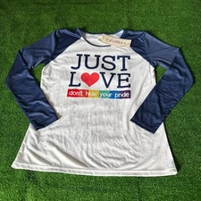 SIMI Vive La Fete Pride Rashguard Long Sleeve Pool Fishing T Shirt Size XL NEW