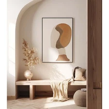 Hand Painted on Oil Painting Home Decor Enchanting Abstract Wall Art Gray 