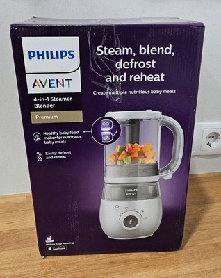 Philips Avent Premium 4-in-1 Dampfgarer mit Mixer Babynahrungszubereiter 8017