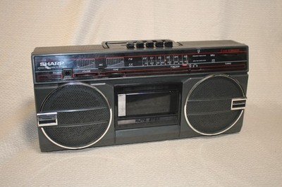 Vintage Sharp GF-3939(D) Stereo Radio Cassette Recorder Boombox Tested Working