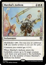 MTG - Marshal's Anthem - 82 - Commander: Outlaws of Thunder Junction - NM