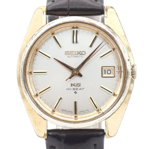 Overhauled Seiko King Seiko 5625-7000 KS Hi-Beat Automatic Date Vintage Watch
