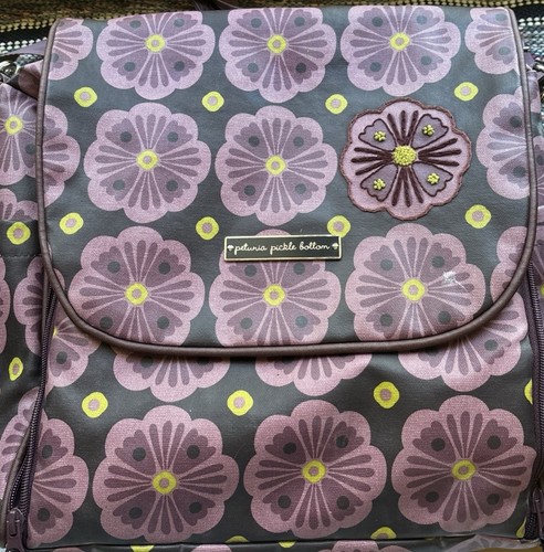 Petunia Pickle Bottom Backpack Diaper Bag, Bavarian Bliss Purple