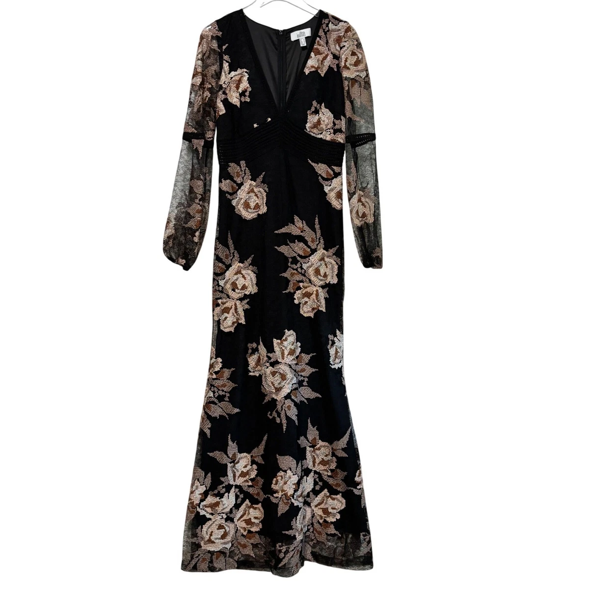 bronx and banco black mini dress BRONX & BANCO Black coated fabric puff shoulder drape skirt mini dress XS main image 1