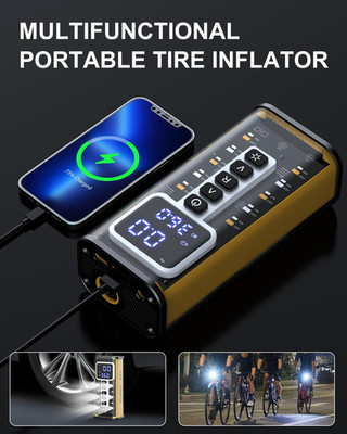Portable Air Compressor, 20000Mah Battery & 150PSI Tire Inflator, Electric Pu...