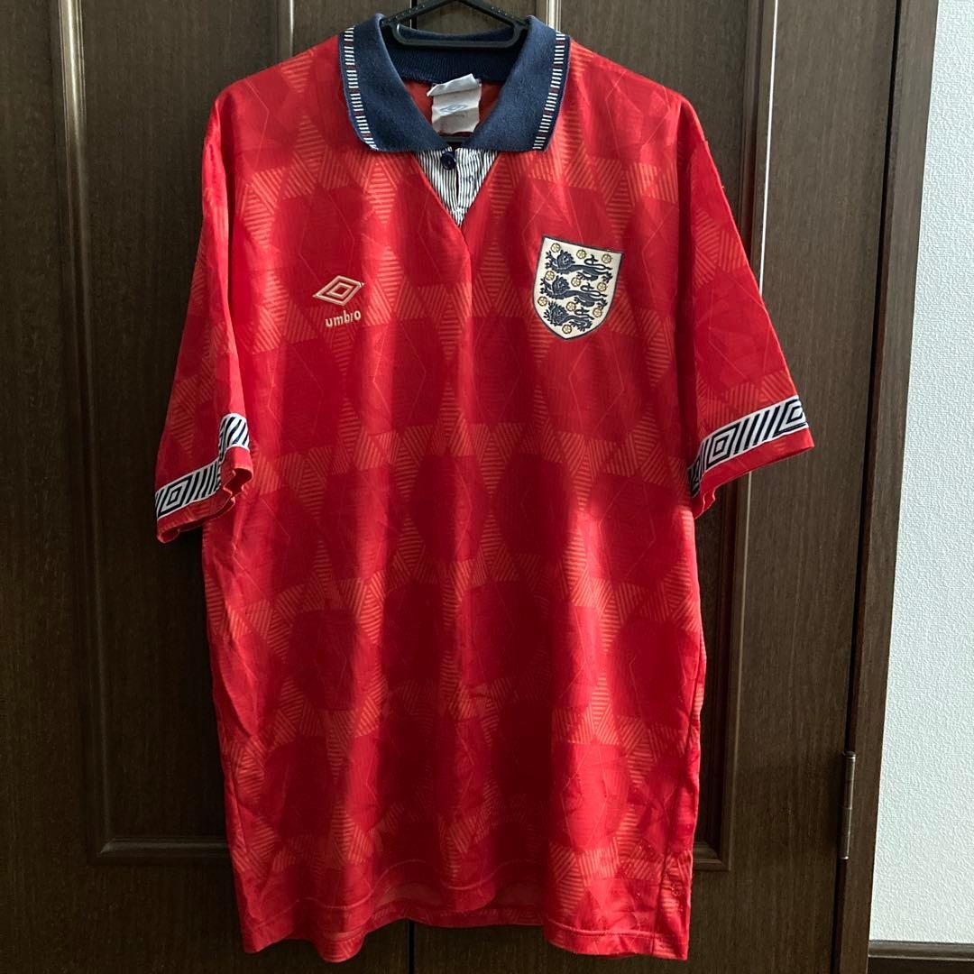 UMBRO England 1990 World Cup Jersey Vintage L size Football Shirt Authentic