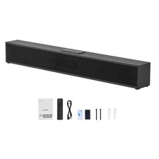 Uimoso 24-Inch 2.0 Channel Bluetooth Soundbar Speaker, 80W for Smart TVs