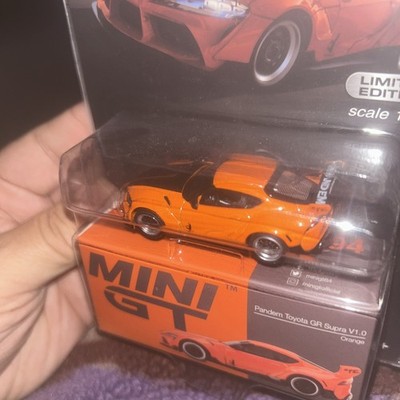 Mini GT Pandem Toyota GR Supra V1.0 Limited 294 Orange New Sealed