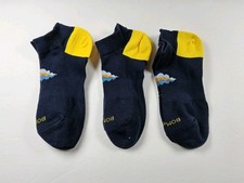 Bombas Lightweight Ankle Socks Lot Of 3 Pairs Lightning Cloud Size M