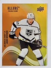 2022-23 Upper Deck Allure - Color Flow Orange Yellow #SF-12 Jacob Moverare (RC)