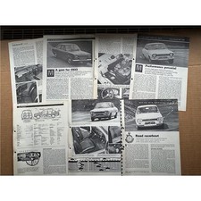 FORD ESCORT MK1 RS 1600/TWIN CAM/GT MOTOR ROAD TESTS MEMORABILIA Original motor 