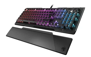 ROCCAT Vulcane 121 AIMO jeu de clavier USB QWERTY UK Anglais Noir