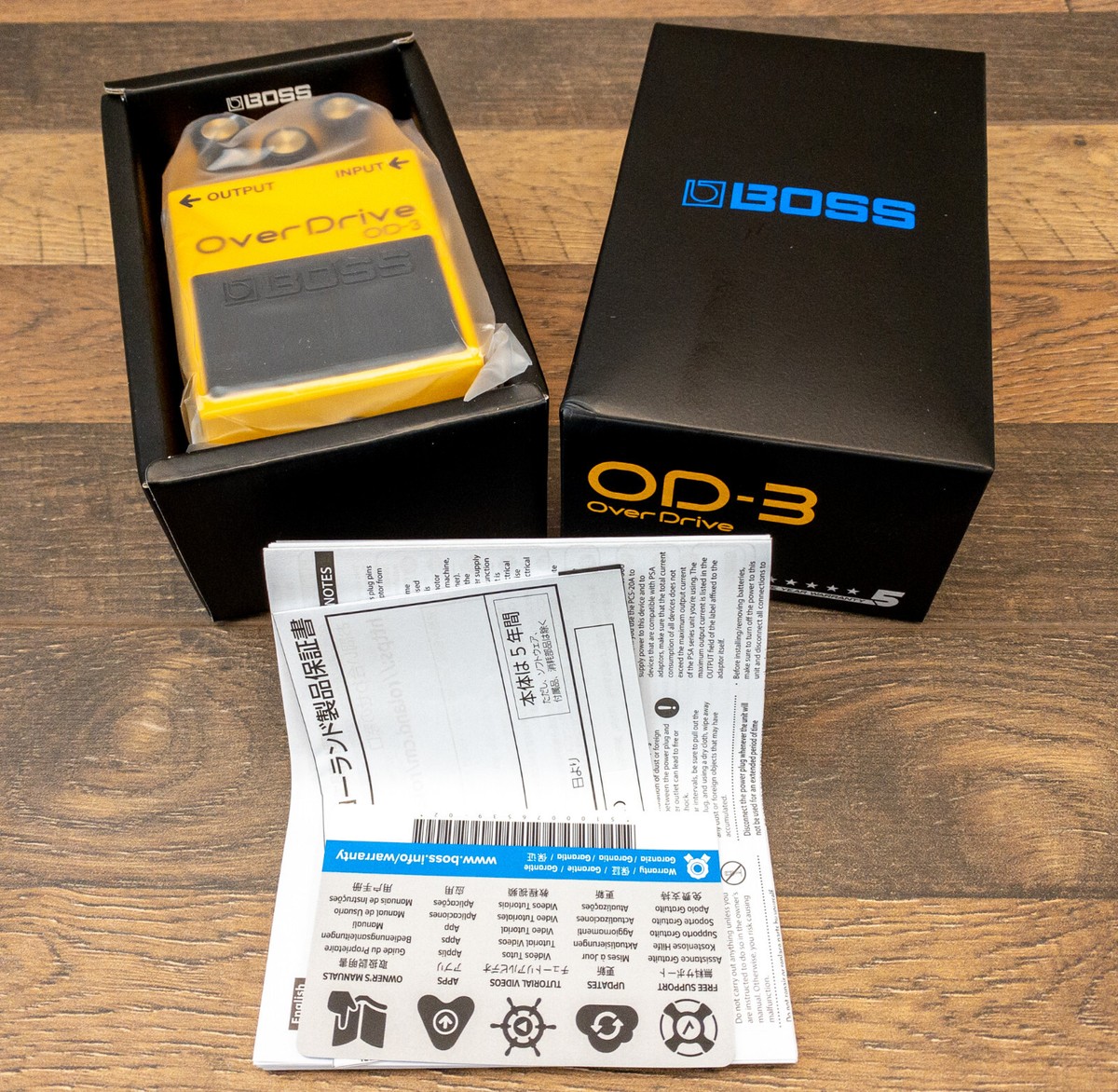 Boss OD3 Overdrive Guitar Effect Pedal w/Dual-Stage Overdrive