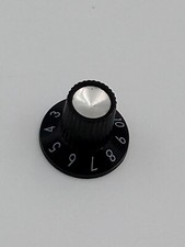 FENDER Volume Knob 15G Skirted Amplifier Control Knobs, Volume 6 total 