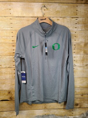 NWT New Oregon Ducks Nike Women's 1/2 Zip Element Pullover Jacket S #P