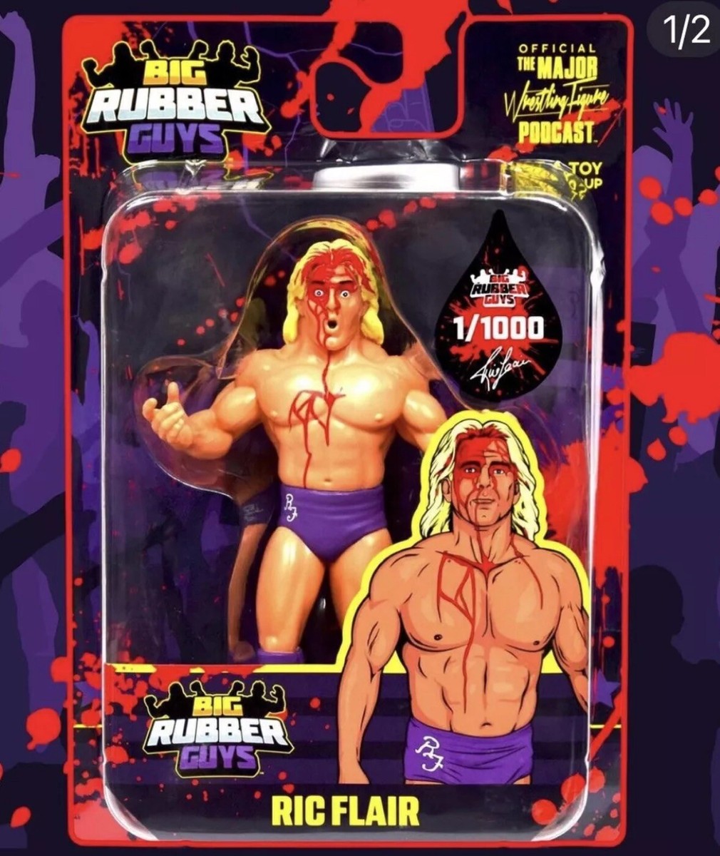 Big Rubber Guys Ric Flair Bloody Exclusive 1/1000 WWE