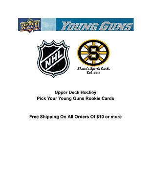 Upper Deck Hockey Pick Your Young Guns RC Rookie Cards