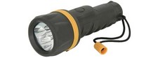 Rubber Torch LED D Battery Rubber Body Heavy Duty LED Torches Tough