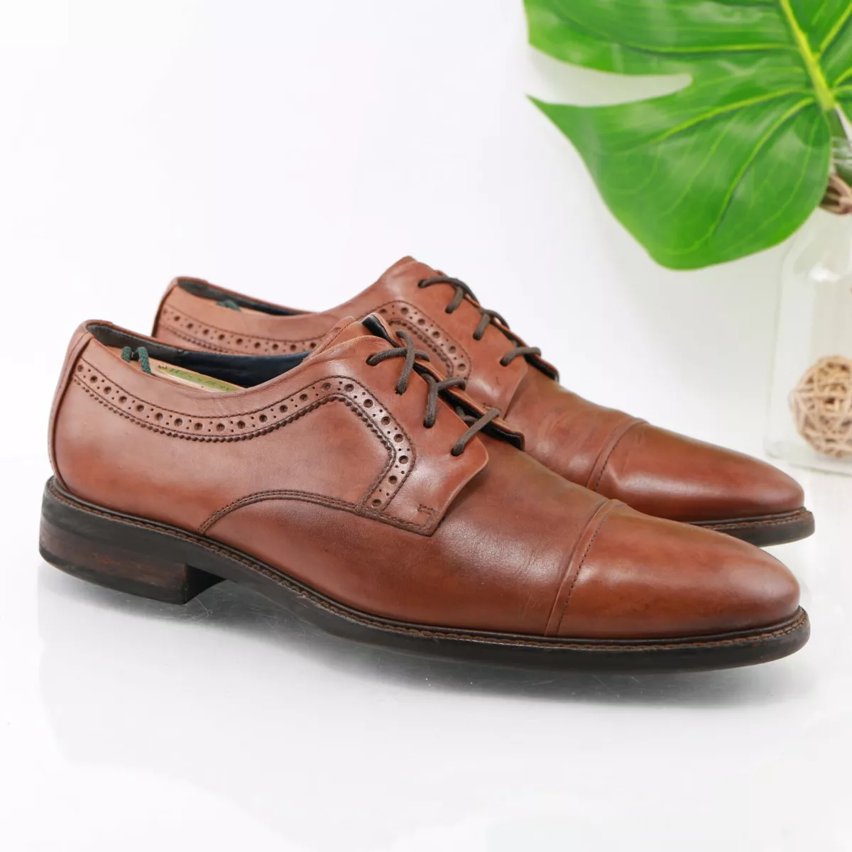 Cole Haan Men s Buckland Derby Oxford Size 9.5 M British Tan