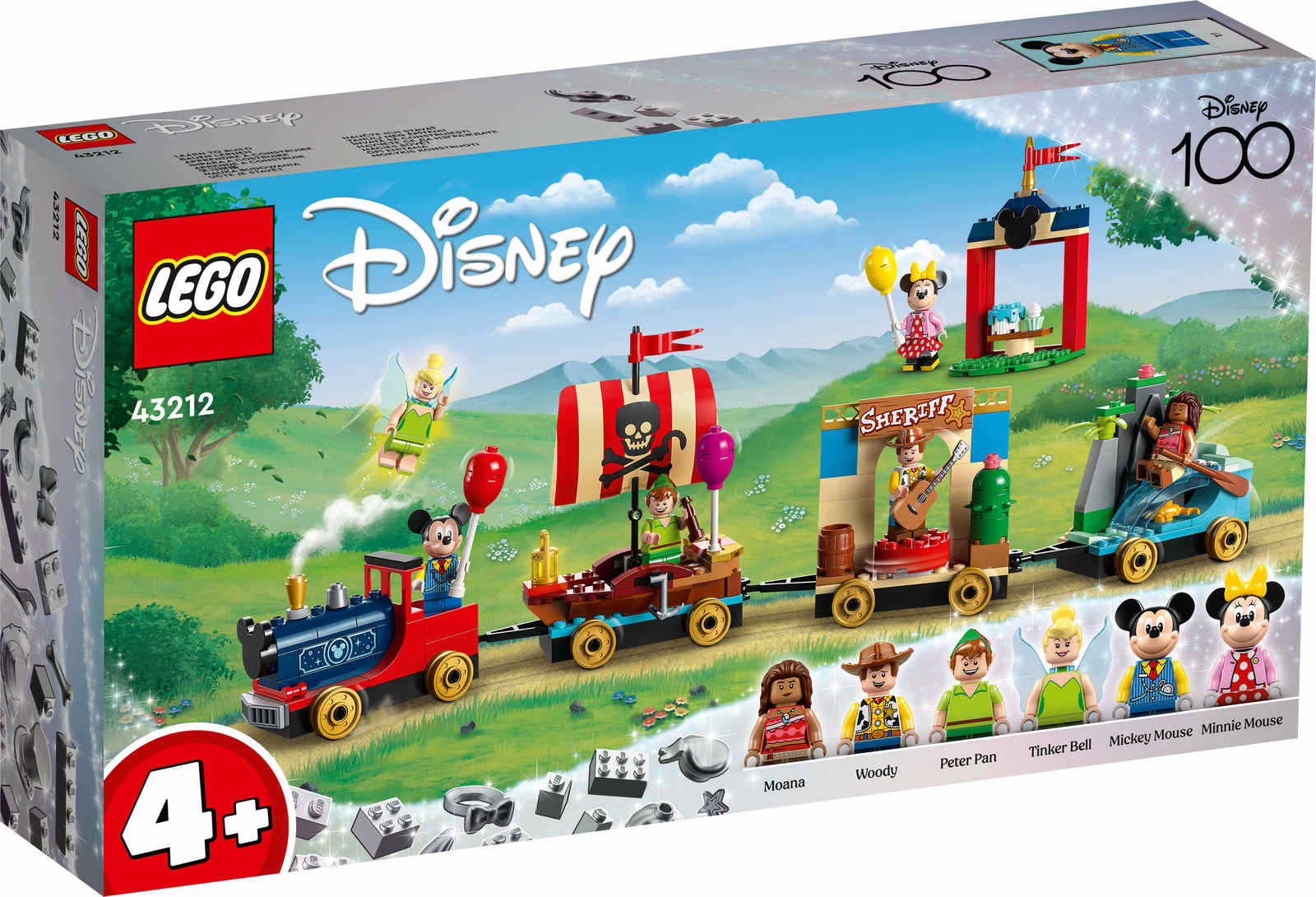Конструктор LEGO Disney 43212 - Город Диснея + НОВЫЙ и СТАРЫЙ город +