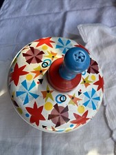 Vintage 1950  s Ohio Art Star Themed Spinning Top