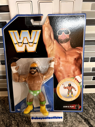 WWE Macho Man Randy Savage Mattel Retro New MOC Ha...