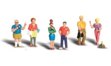 Woodland Scenics ~ HO Scale People ~ Tourists ~ 6 Pieces ~ A1836