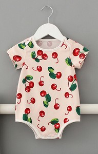 cherry romper baby