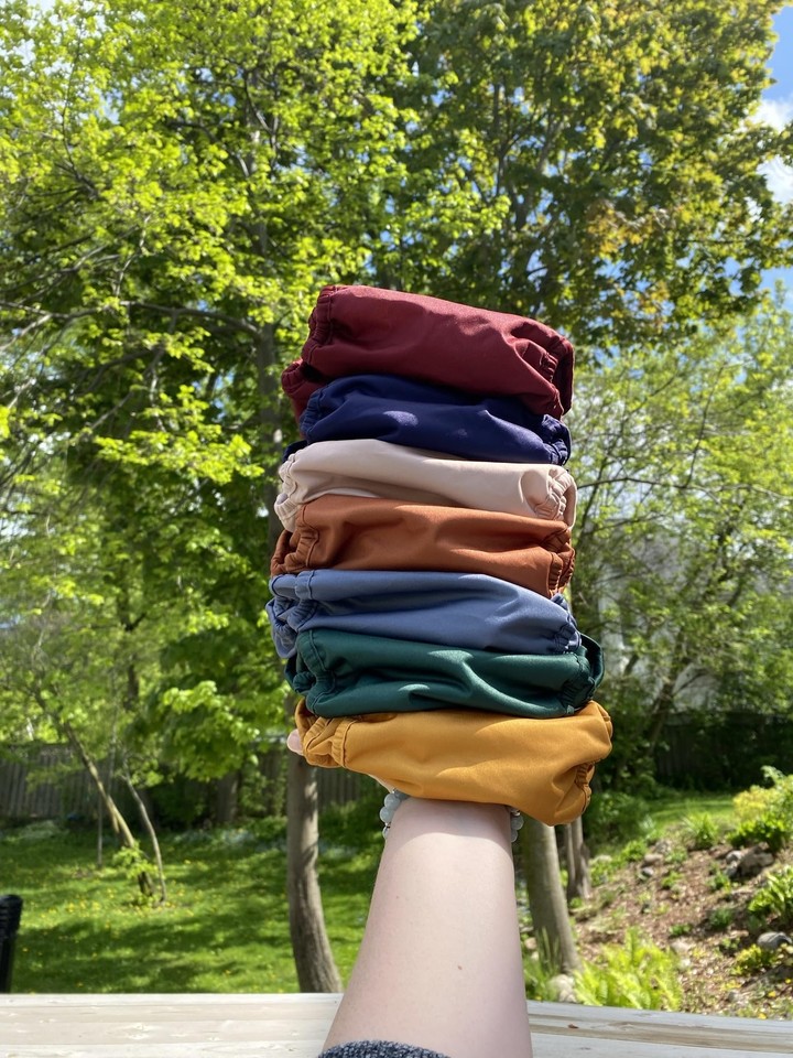 Cloth Diaper Cover, Washable Reusable Diaper Cover with Snap Closure