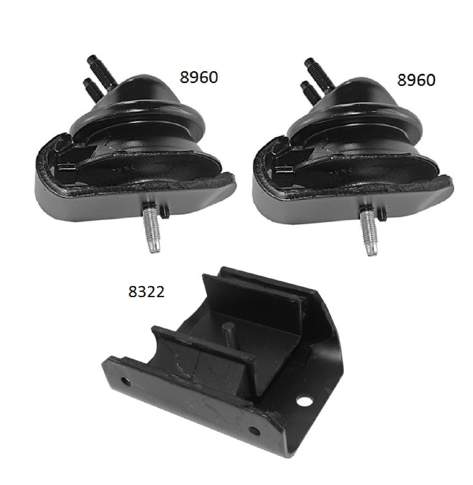 3 PCS Front Motor & Trans Mount FOR 20012003 Infiniti QX4 3.5L 2WD eBay