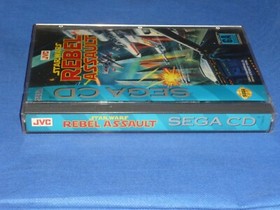 STAR WARS REBEL ASSAULT (SEGA CD, 1993)  CIB WITH REGISTRATION CARD