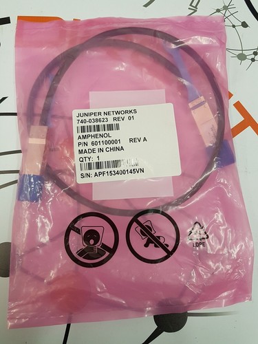 Juniper QFX-QSFP-DAC-1M - QSFP+ 40GBase DAC Cable 1m, 740-038623 - 第 1/1 張圖片