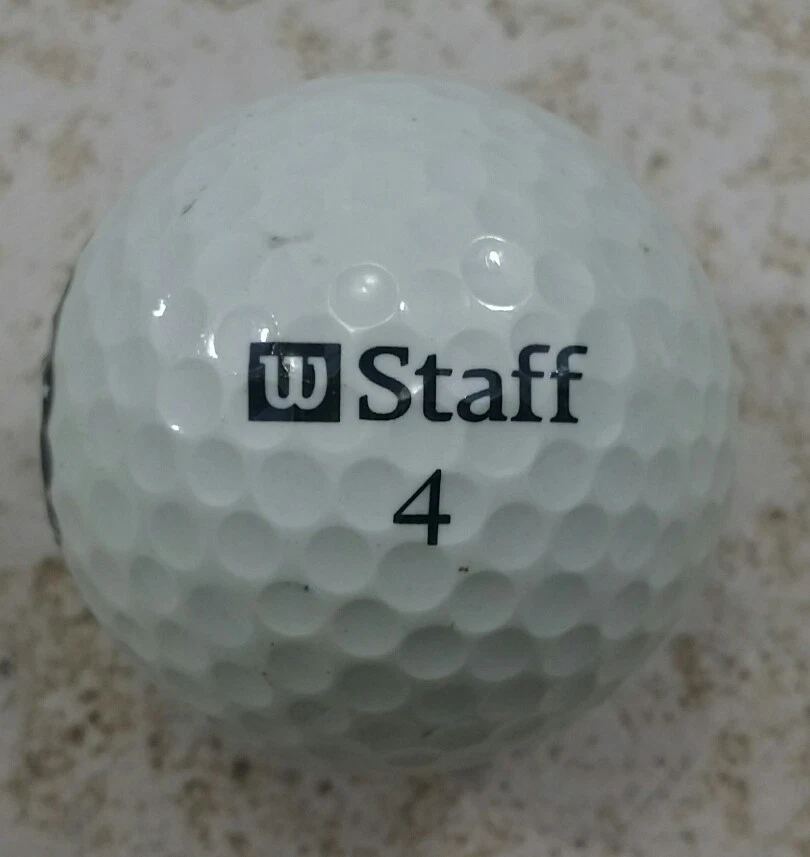 Torneo de golf negro Bethpage 2002 US Open Wilson Staff #4 pelota de distancia verdadera Foto 4 de 4