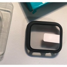 Black  APPLE WATCH Full Tempered Glass Screen Protector Case Cover 