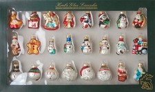 Krebs Glas Lauscha - Mini Glasfiguren als Weihnachtsbaumschmuck Glaskugeln Deko