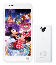LG Disney Mobile on docomo DM-02H Android Phone Unlocked White used