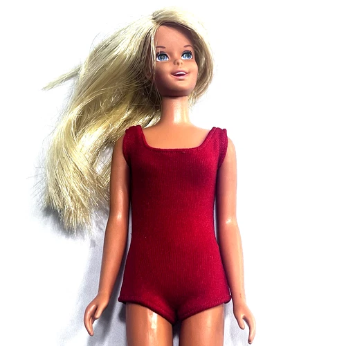 Vintage 1960's Ideal TAMMY "FUN IN THE SUN" Original Red Helenca Swimsuit - VGC