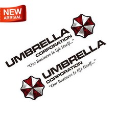 2 Umbrella Corp. Ho Resident Evil Car Auto Sticker Decal Vinyl Reflective New