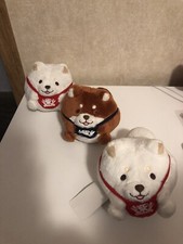 Mochishiba Shiba Inu Round Plush Set of 3 Cute Dog Puppy Stuffed Animal