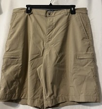 Men’s Chaps 36 Shorts Tan Stretch  NICE Cargo Light Weight Golf Casual Dress