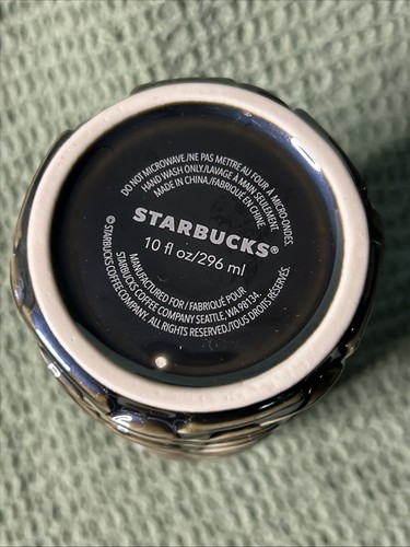 Starbucks Iridescent Siren Mermaid Scales Tumbler Ceramic Travel Mug Lid 10oz - Picture 3 of 5