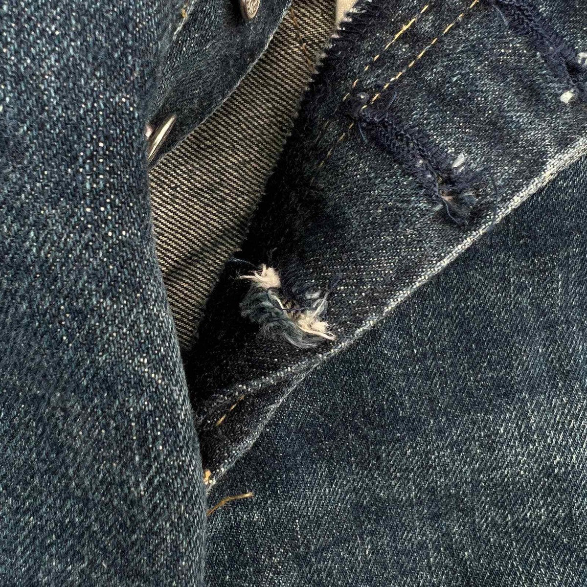 LEVIS 503B Big E Selvage Vintage 90s Jeans 30 x 34 Dark Blue LEVIS 503B Big E Selvage Vintage 90s Jeans 30 x 34 Dark Blue