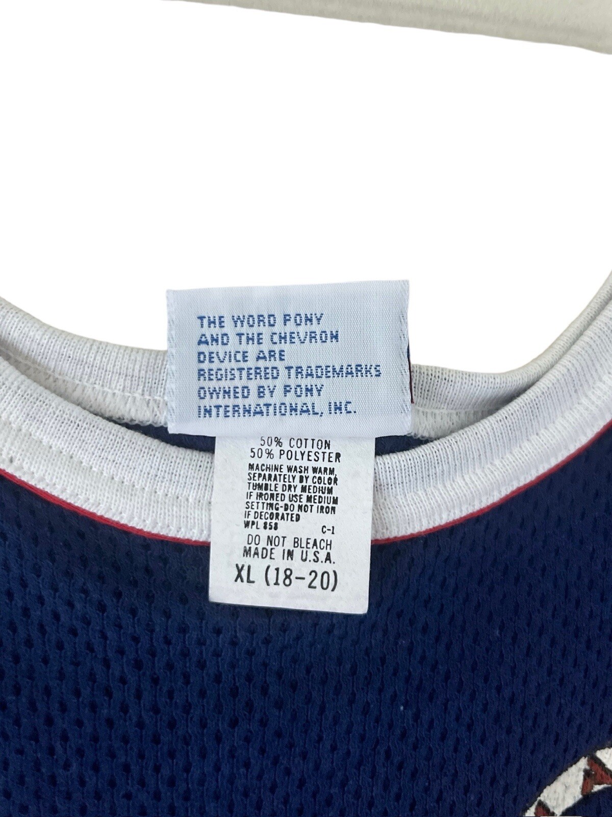 Camicia tank top vintage pony dan marino gioventù taglia XL deadstock anni 80 nuova con etichette made in USA