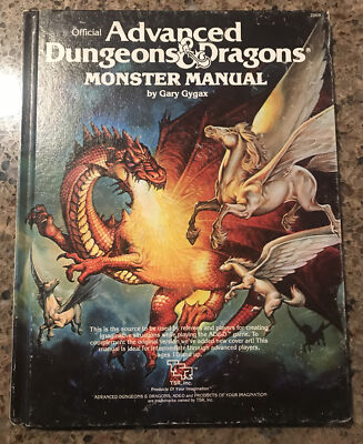 AD&D Advanced Dungeons & Dragons Monster Manual | eBay