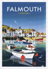 CORNWALL VINTAGE STYLE REPRODUCTION TRAVEL POSTER Sizes.A3 or A4